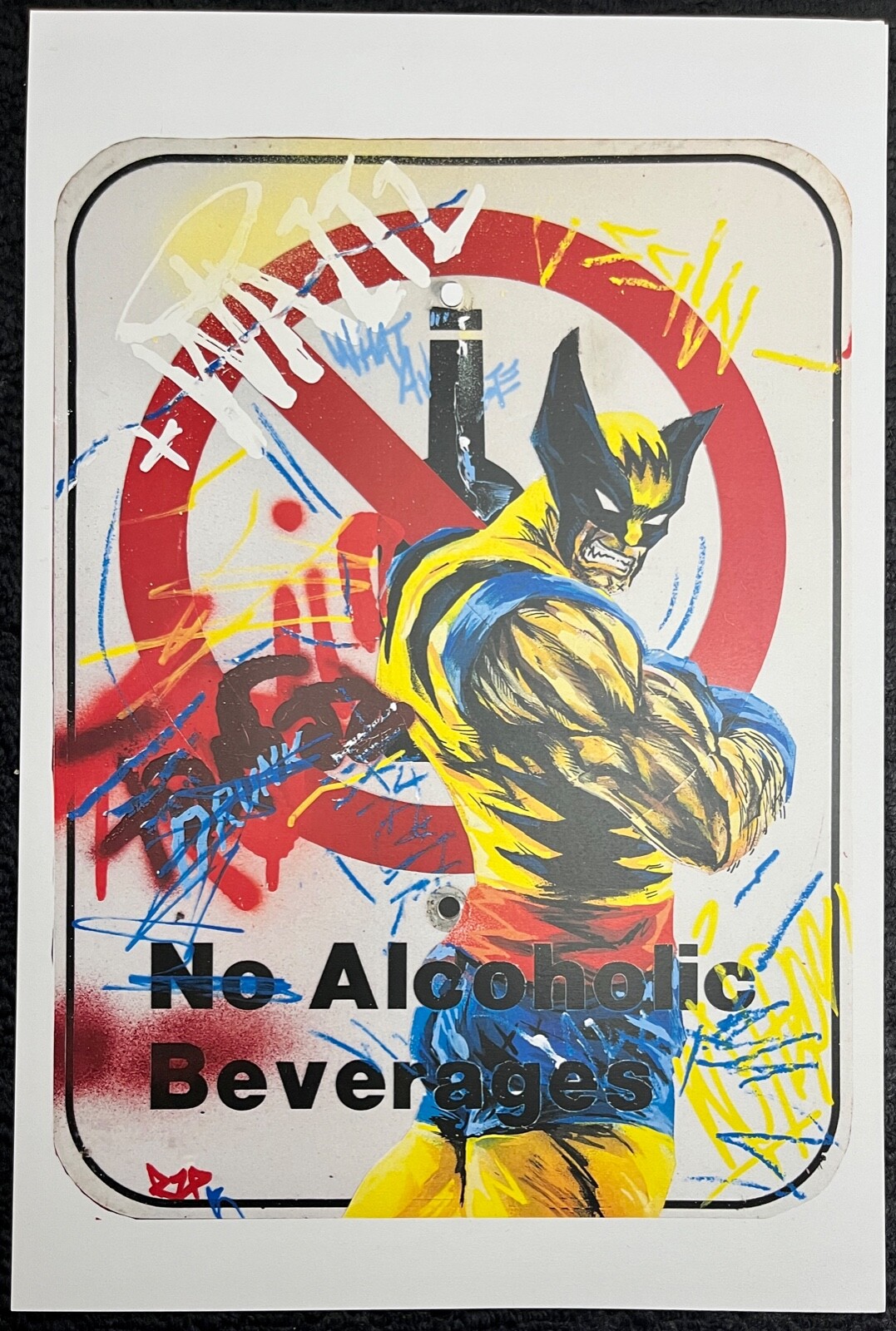 Wolverine Original Art Print Poster