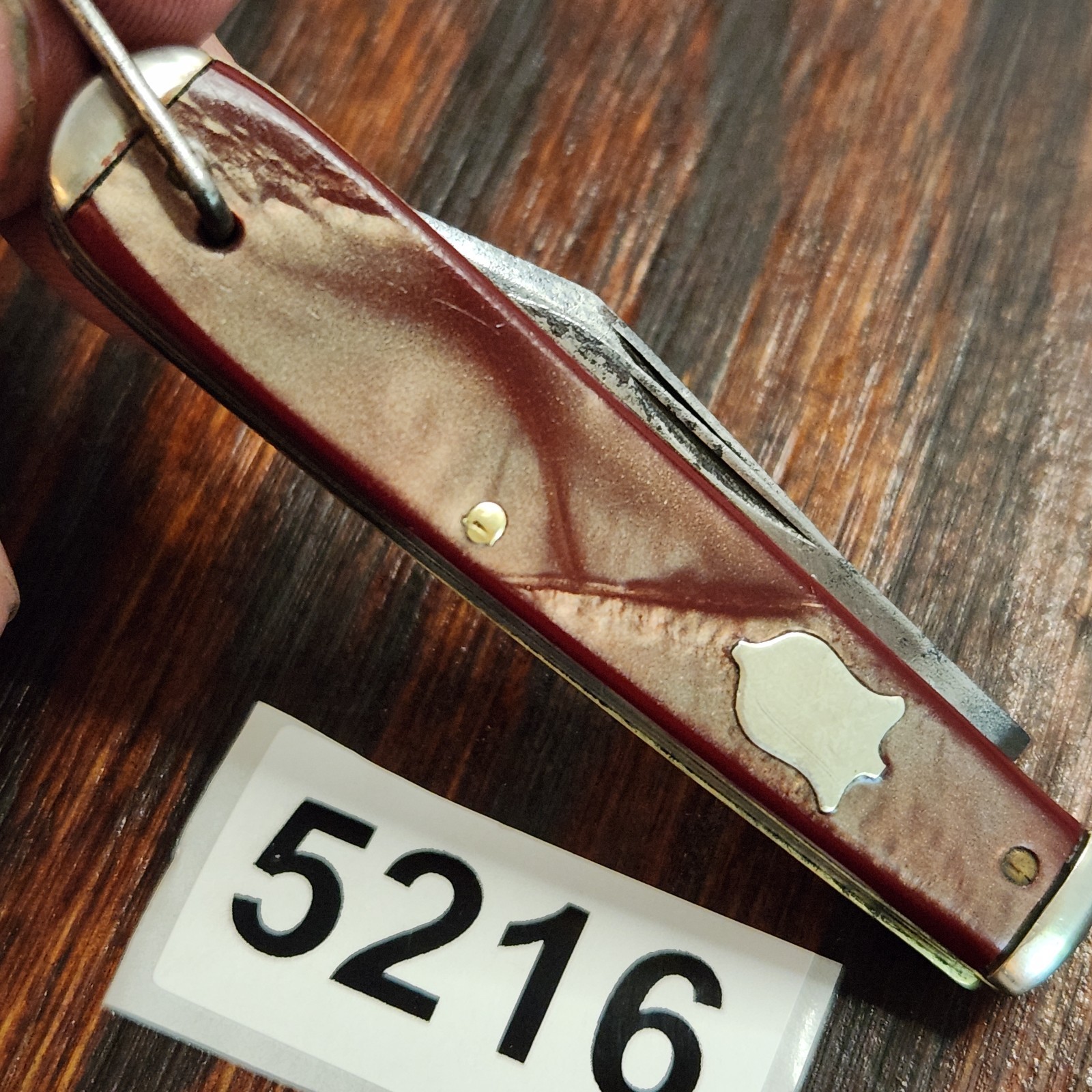 Camillus Cutlery 4 Line Stamp Swell End Jack Knife USA 1930s-40s 3