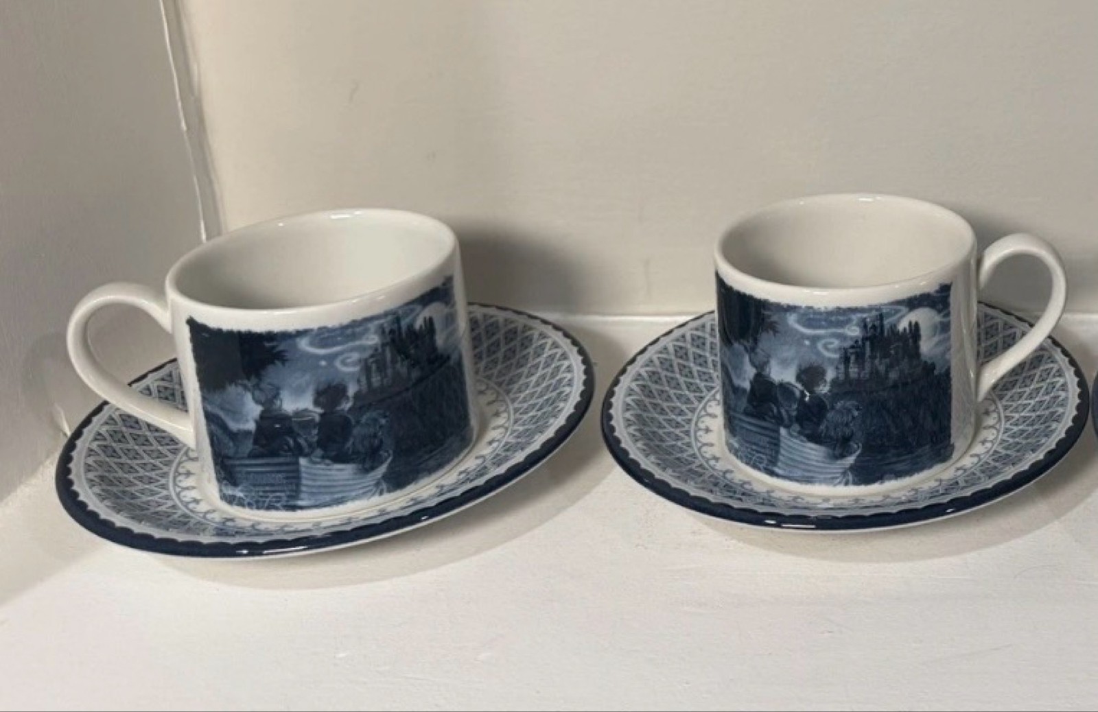 Harry Potter Johnson Bros Traditional 6pc 2 Cups 2 Saucers 2 Plates 2002 England