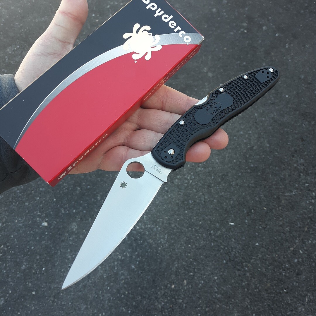 Spyderco Police Model 4 Folding Knife 4.38