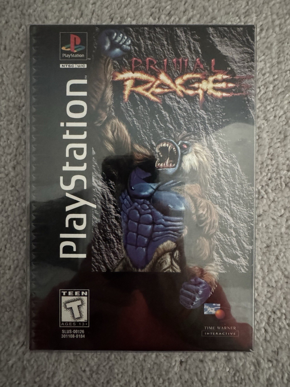 Primal Rage Long Box Edition (Sony Playstation, PS1) CIB ORIGINAL OWNER