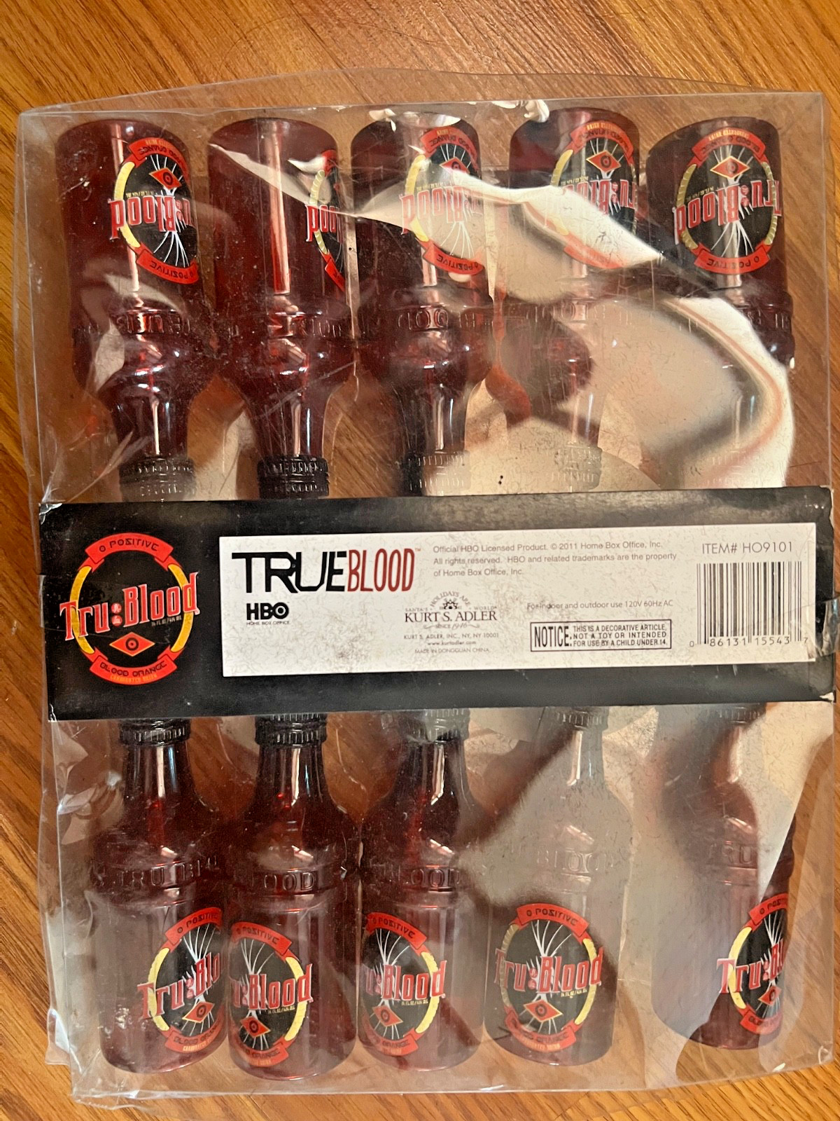 Kurt Adler Retired HBO TRUE BLOOD  10 Light String Indoor Outdoor Novelty 2011