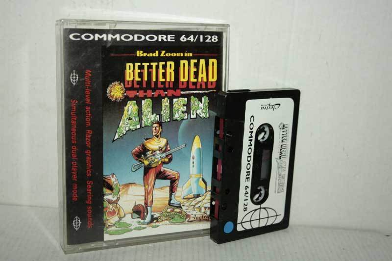 BETTER DEAD THAN ALIEN GAME USED GOOD COMMODORE 64 ENGLISH EDITION FR1 54111