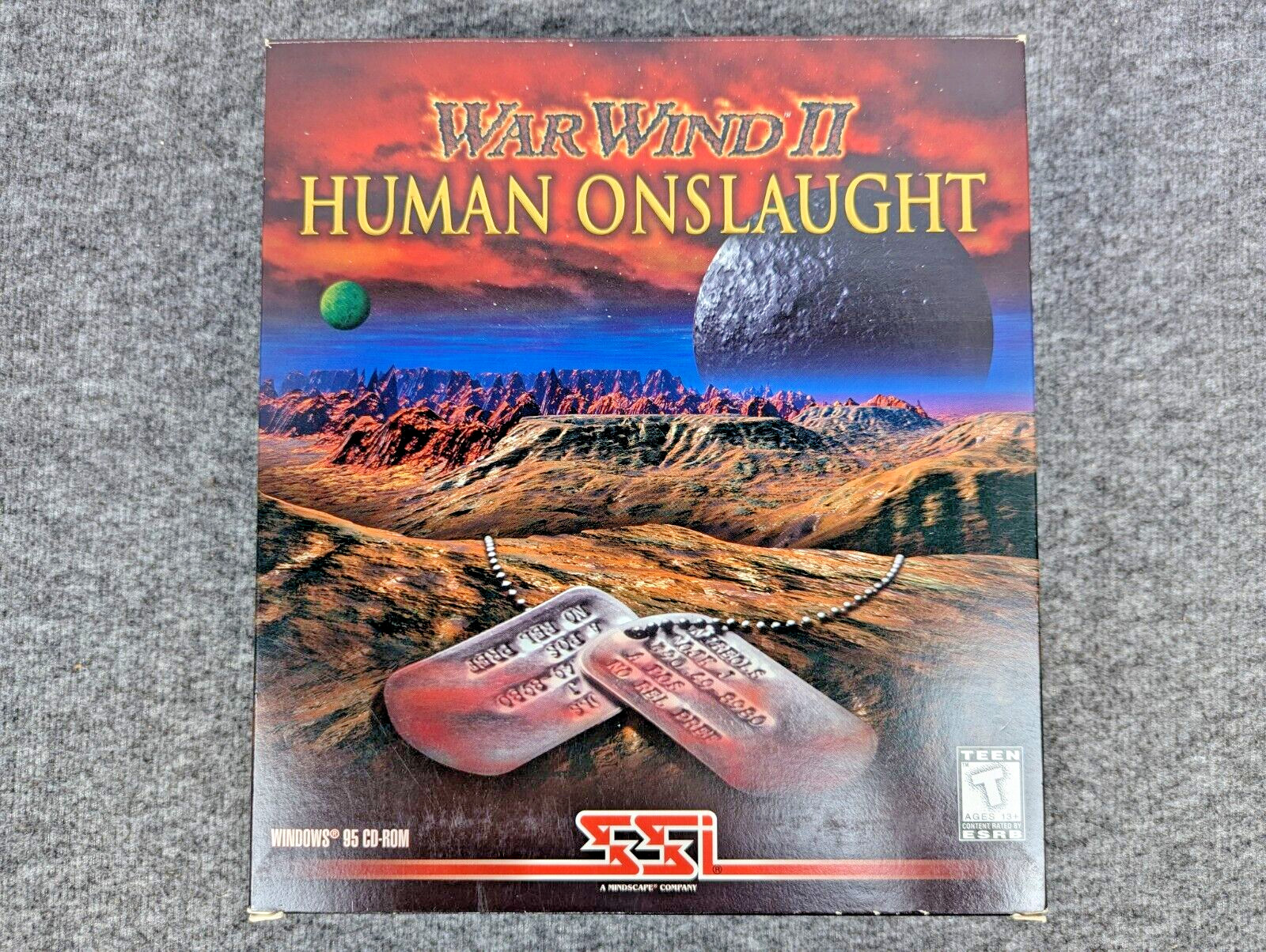CIB WarWind II 2: Human Onslaught Big Box (PC, 1997) CD-ROM - EUC