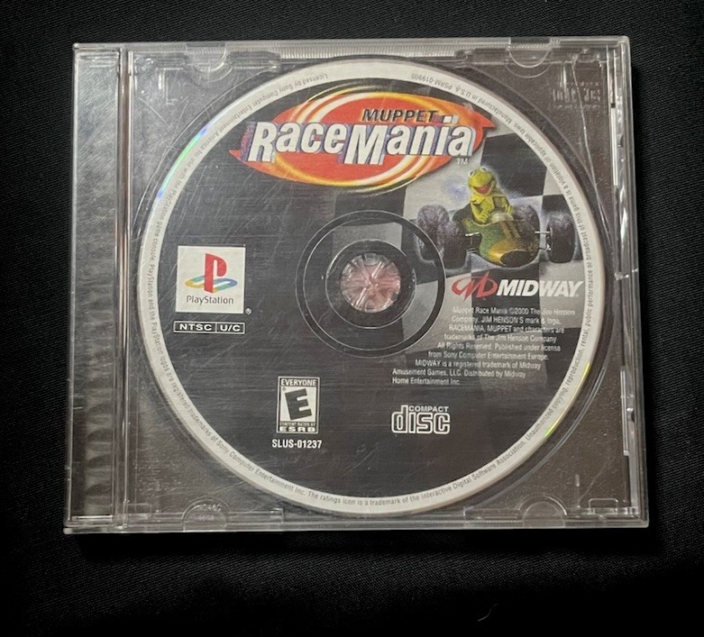 Muppet Racemania Sony PS1 NTSC-U/C Kart Racing E Multiplayer *No Manual* 