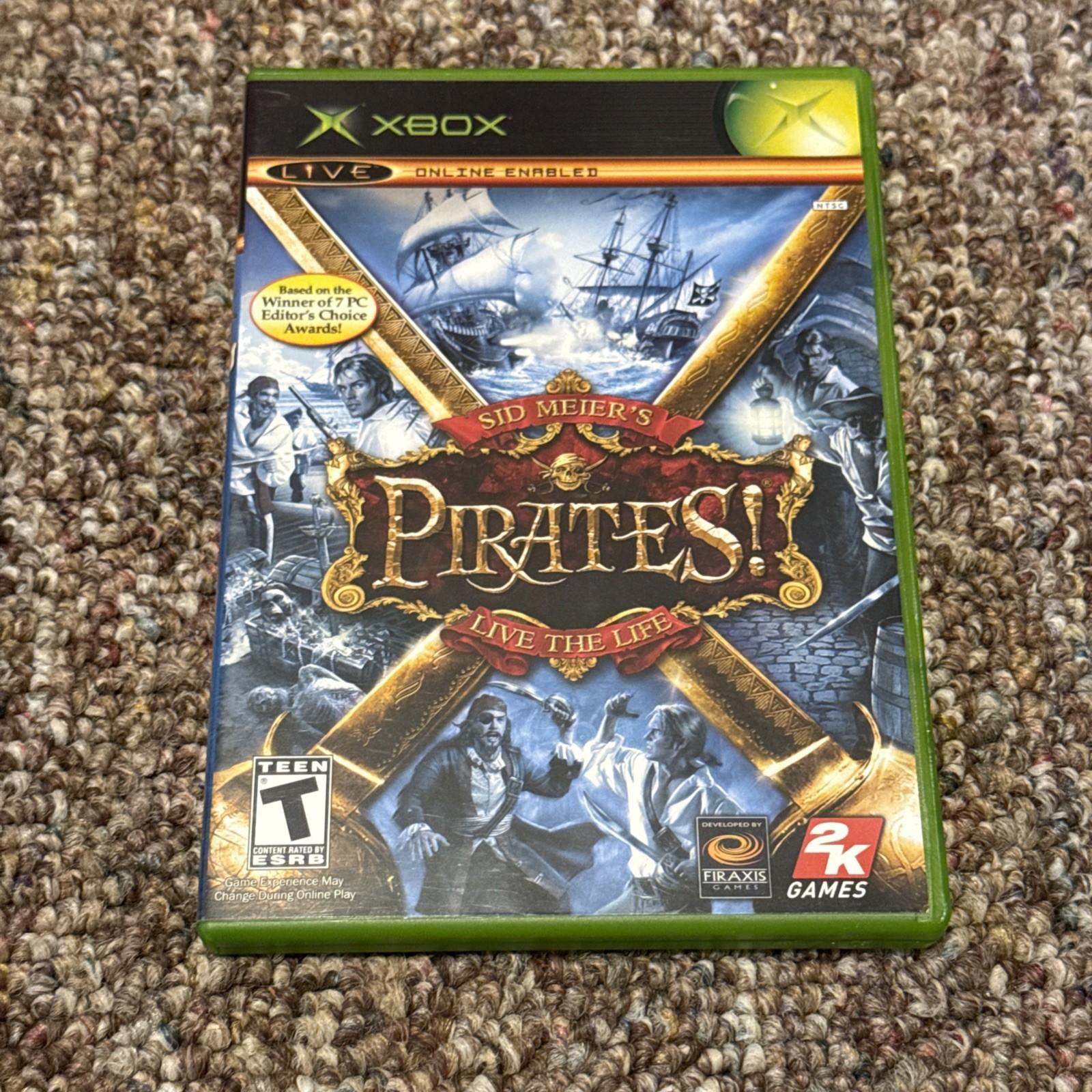 Sid Meier's Pirates Live the Life (Original Xbox) w/ Manual (CIB) (Tested)