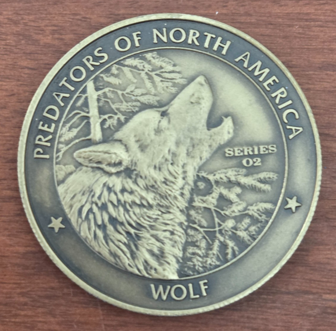 North American Hunting Club: Predators of North America Coin - Wolf