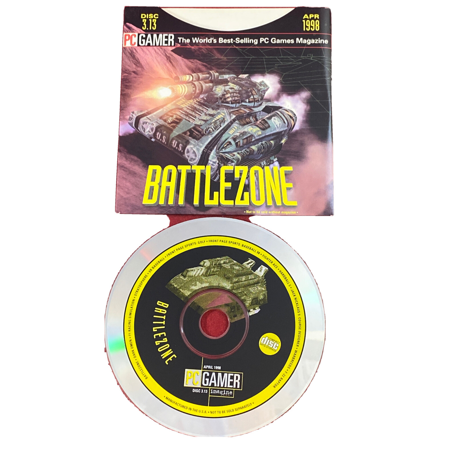 PC Gamer Demo Disc 3.13 1998 Battlezone Warbreeds Dark Omen