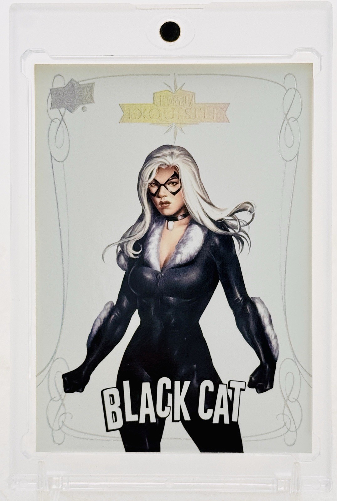 2016 upper deck marvel gems exquisite black cat /199 Rare SP