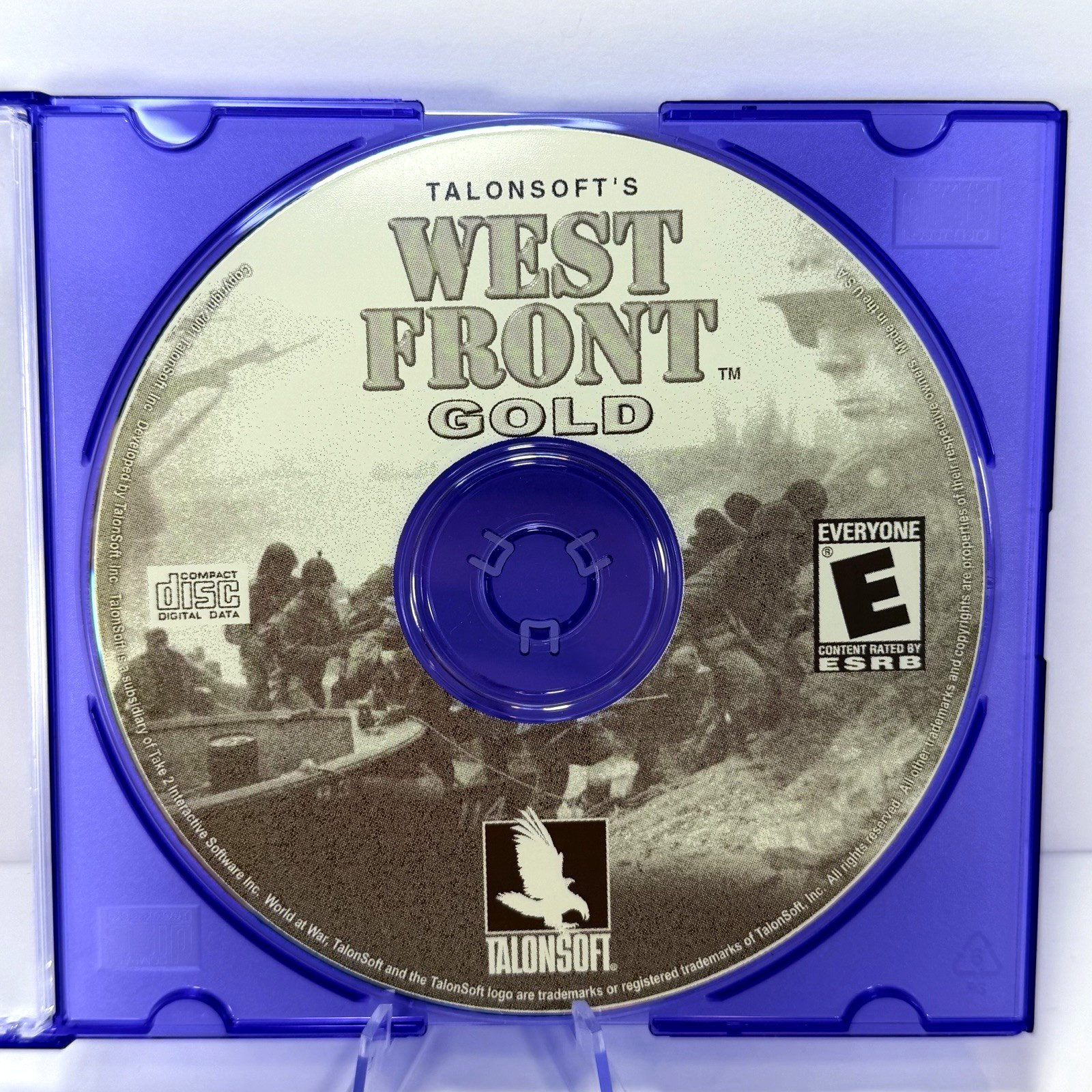 TalonSoft West Front Gold PC CD-ROM WWII Strategy Game Disc Only Windows 95/98