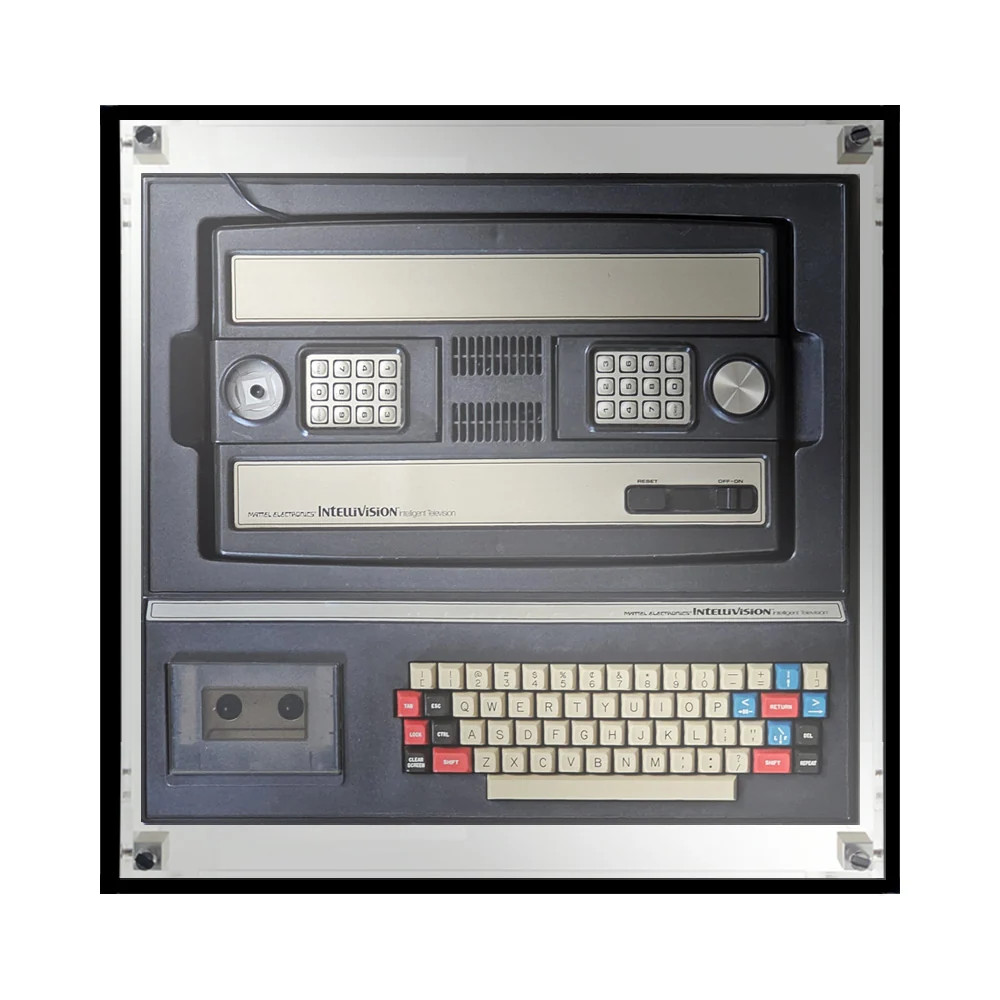 Custom Acrylic Display Case for MATTEL ELECTRONIC KEYBOARD Intellivision Console