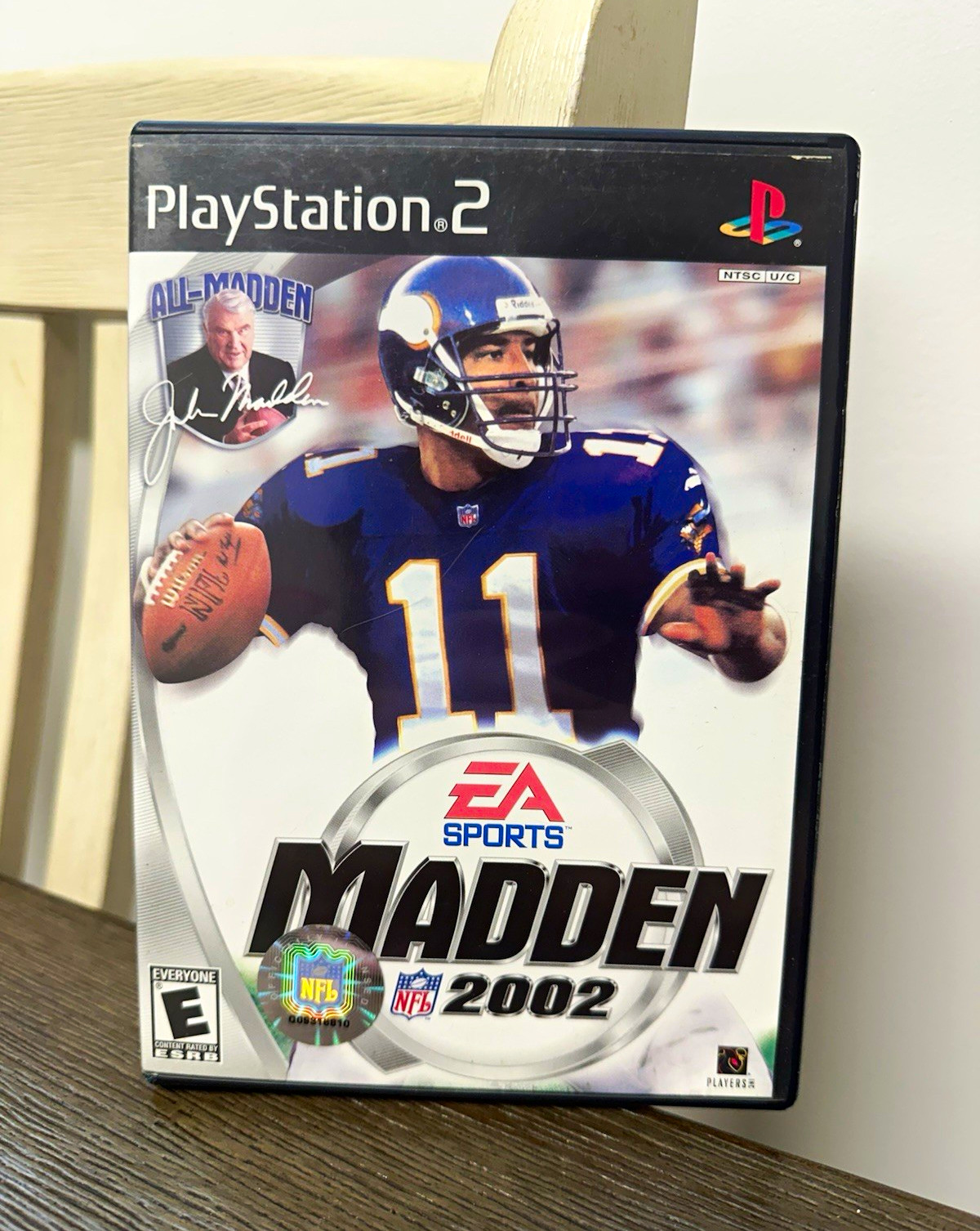 EA Sports Madden NFL 2002 PS2 NTSC-U/C Complete w/ Manual E Rated 2001