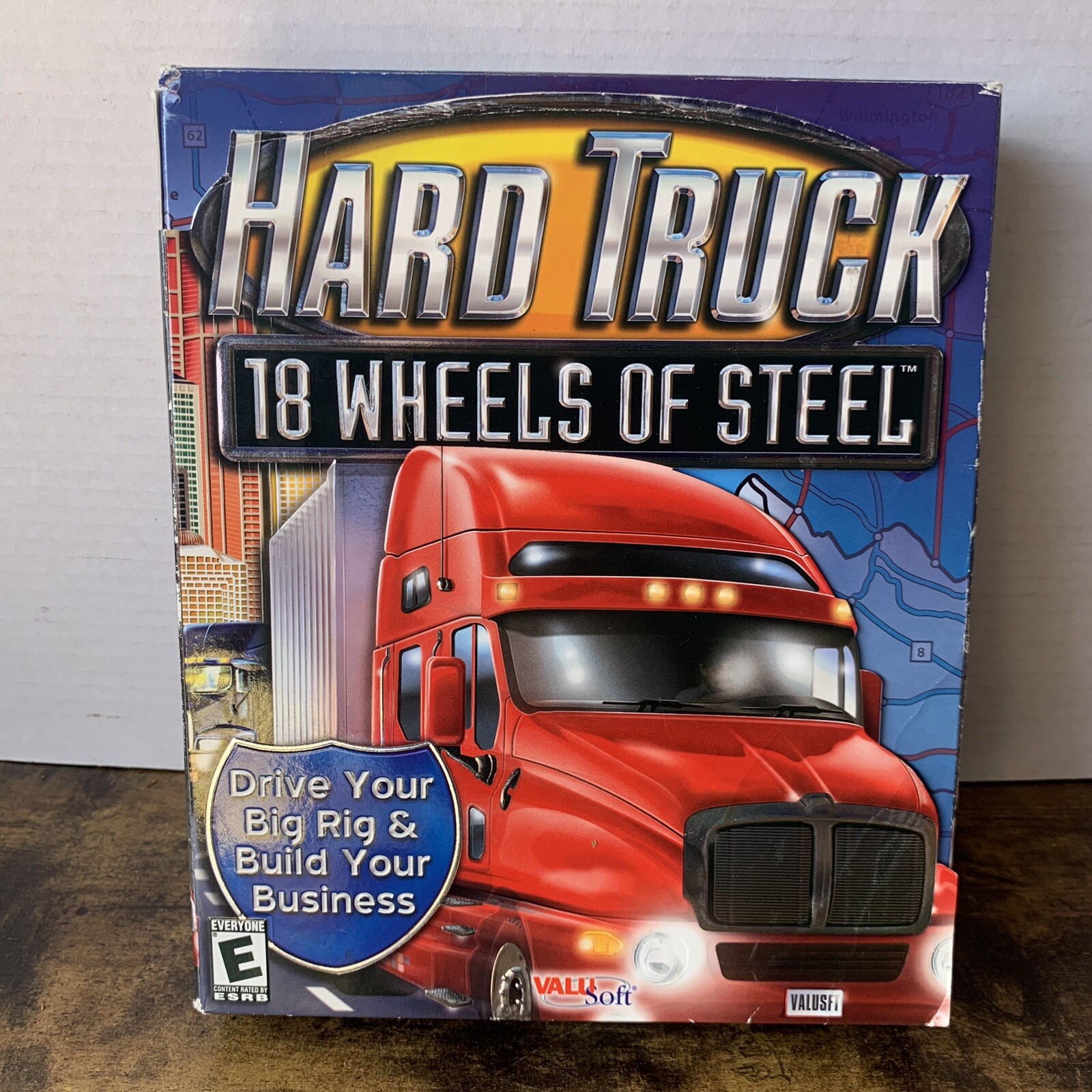 Hard Truck 18 Wheels Of Steel PC CD Rom Game-Very Rare Vintage New Sealed In Box