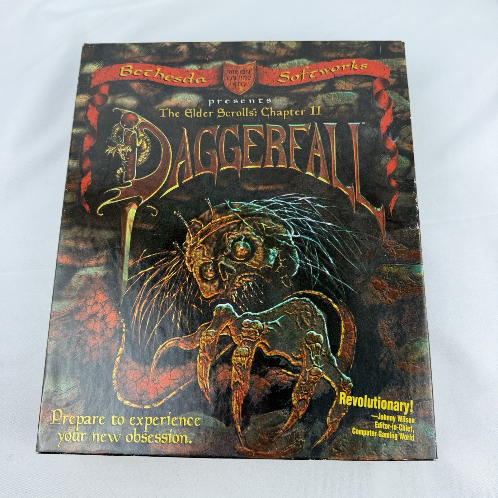 Elder Scrolls Chapter 2: Daggerfall, Big Box PC Game Complete CIB