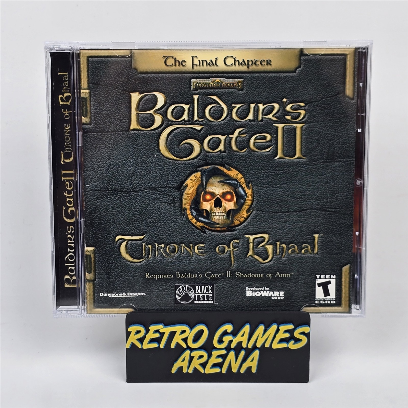 Baldur's Gate II 2: Throne of Bhaal (PC CD-ROM) Jewel CIB COMPLETE