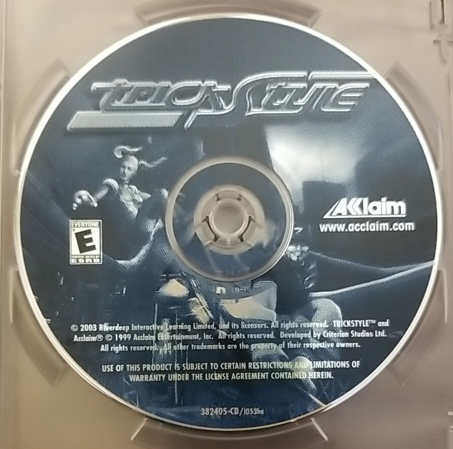 TRICK STYLE Big Box VTG 90s PC VIDEO GAME 1999 Skateboard Freestyle Skate