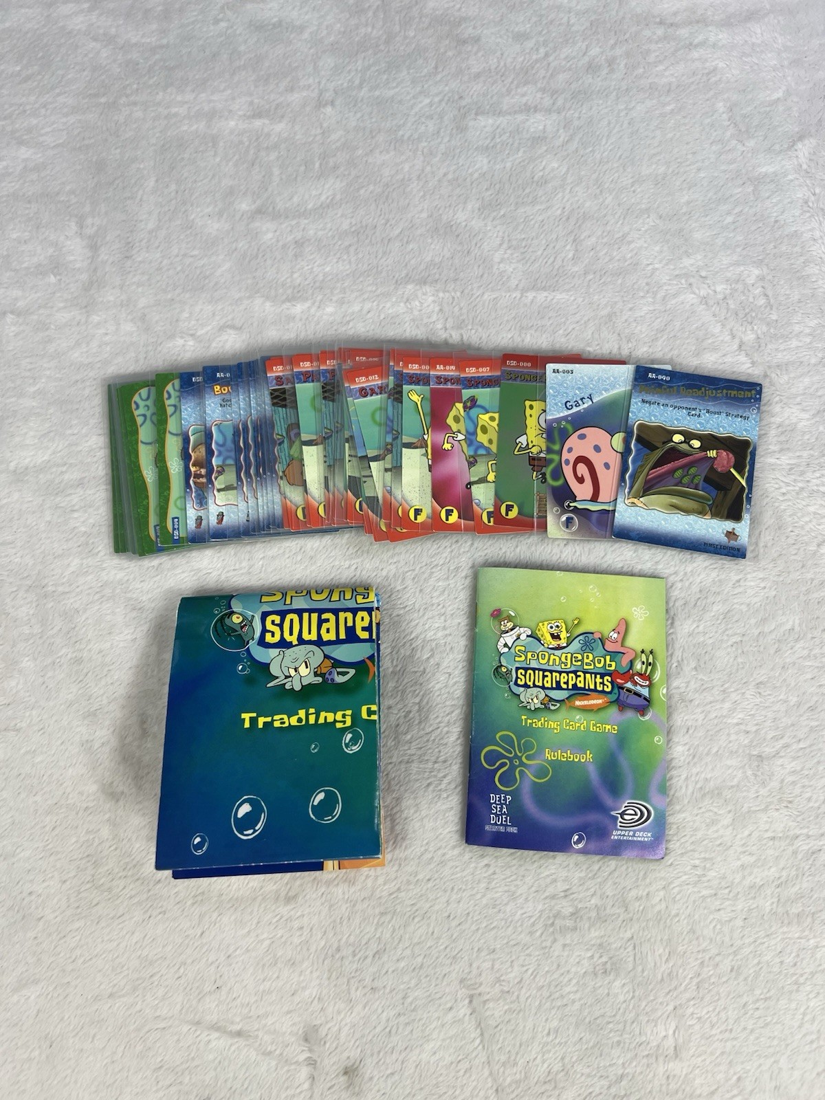 Lot Of 40 Spongebob Squarepants 2003 Aquatic Amigos Cards Bundle Holos Character