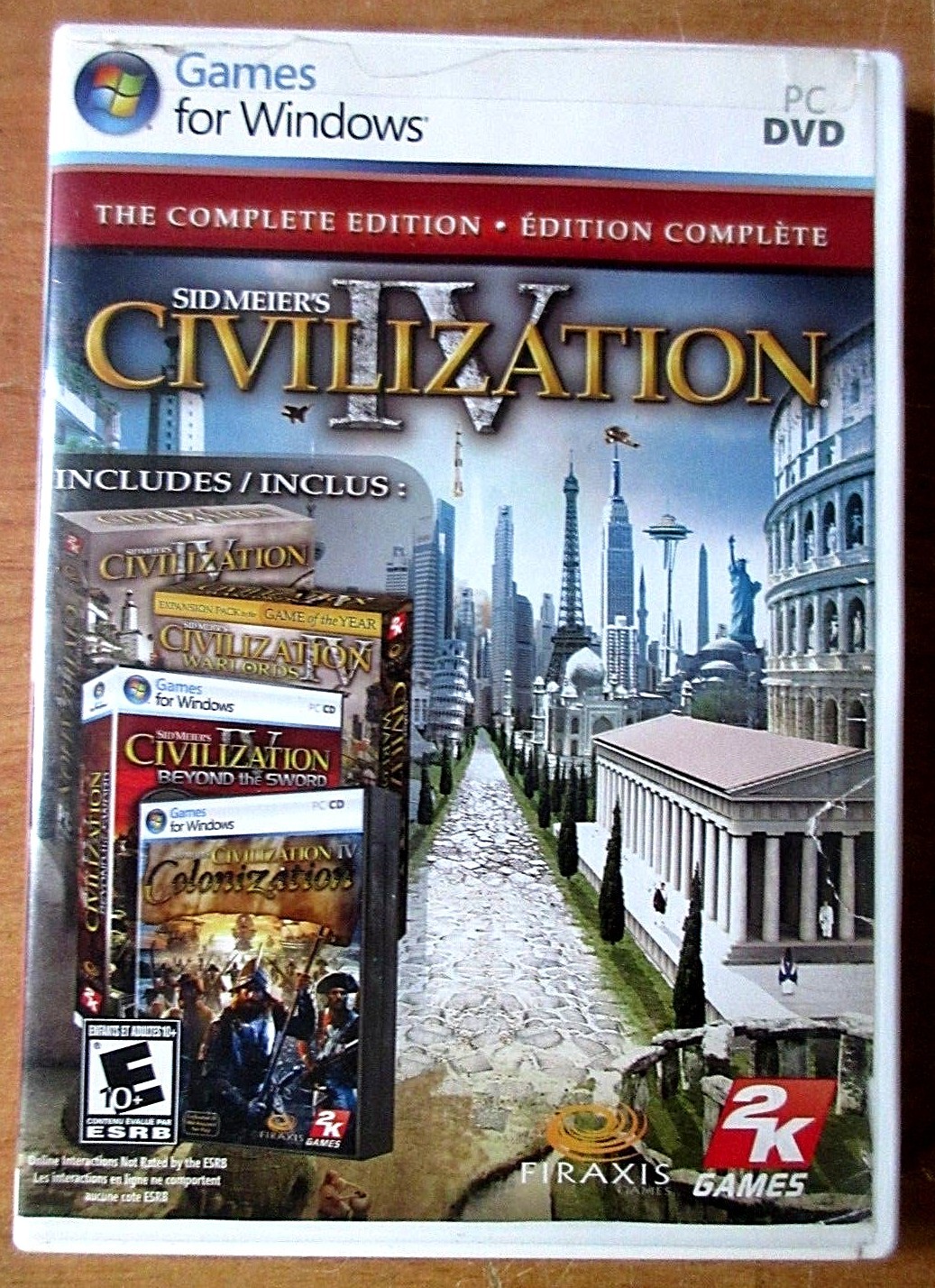 Sid Meier's Civilization IV Complete Edition with Poster English French 2009