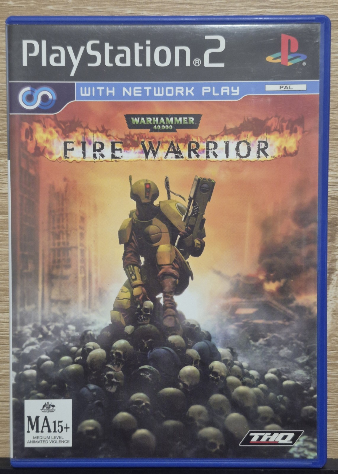 Warhammer 40k: Fire Warrior PS2 Game PAL Australian Release Case Disc No Manual