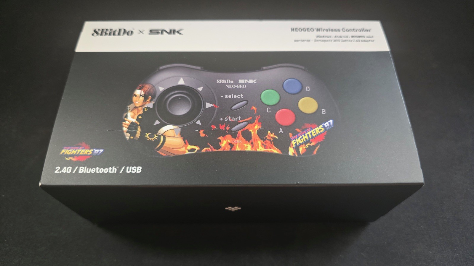 King of Fighters 97 8BitDo x SNK NeoGeo Wireless Controller 2.4GhZ Bluetooth NEW