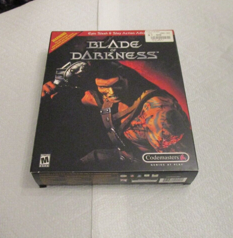 Blade of Darkness (PC, 2001) - BRAND NEW/FACTORY SEALED BIG BOX