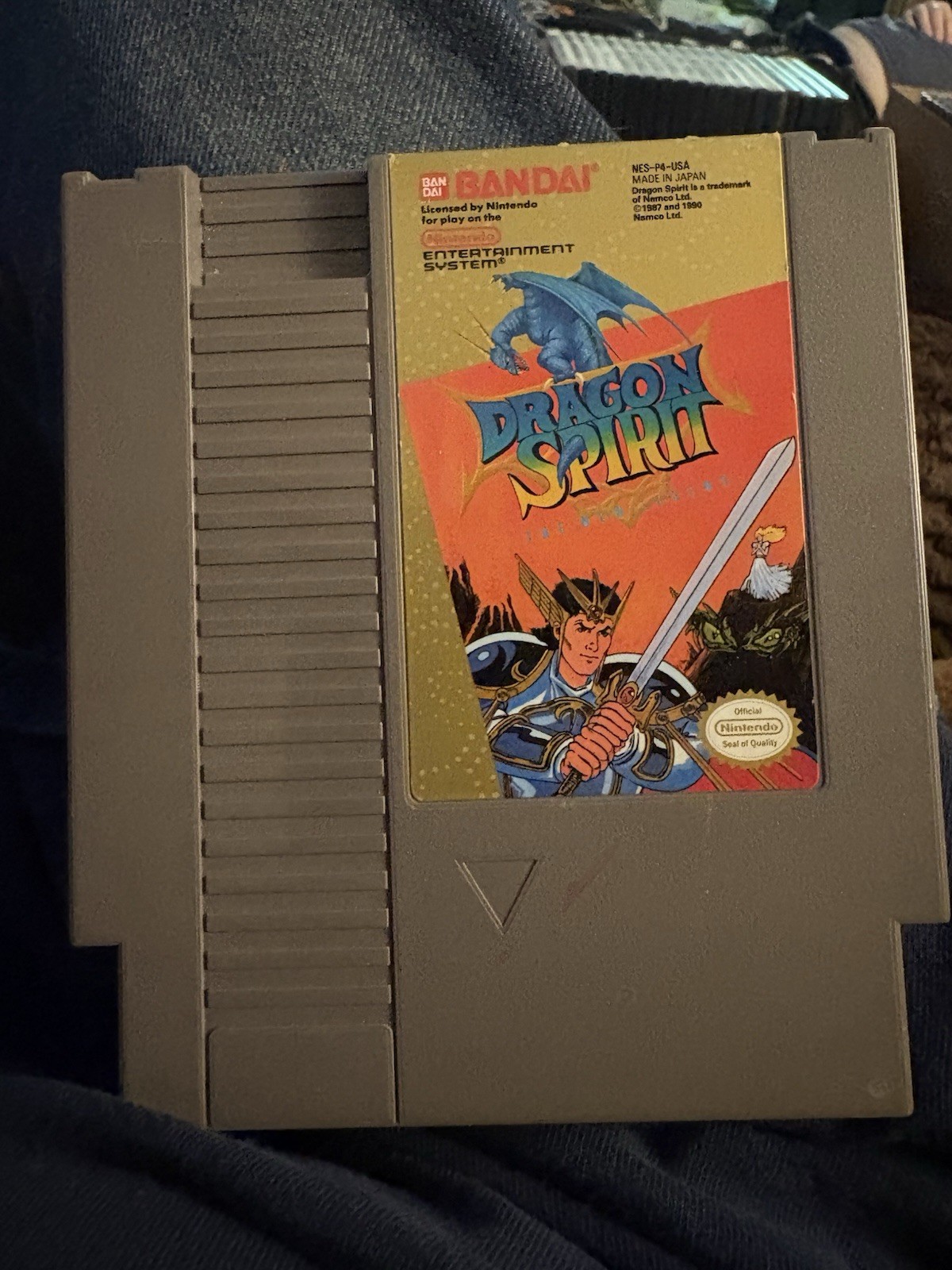 Dragon Spirit: The New Legend (Nintendo NES, 1990) Loose Authentic L@@k