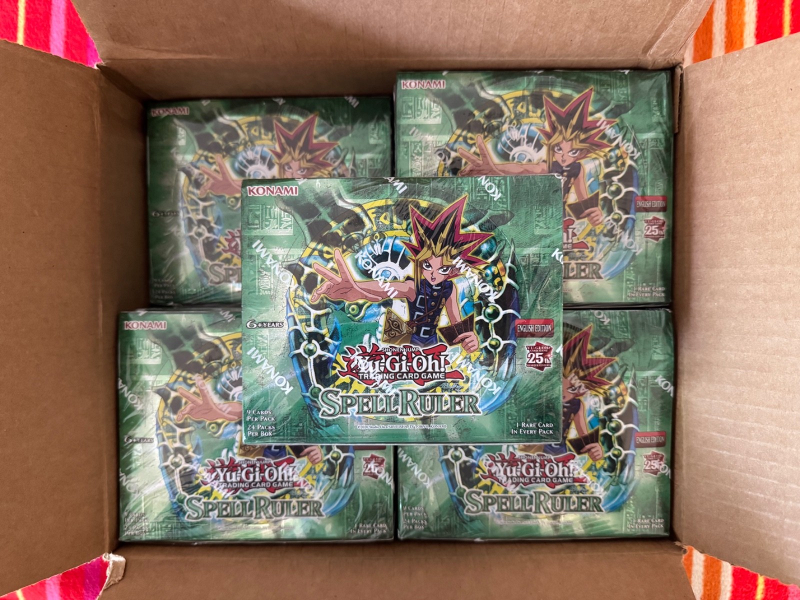 Yu-Gi-Oh Spell Ruler - Booster Box Display - 25th Anniversary USA English