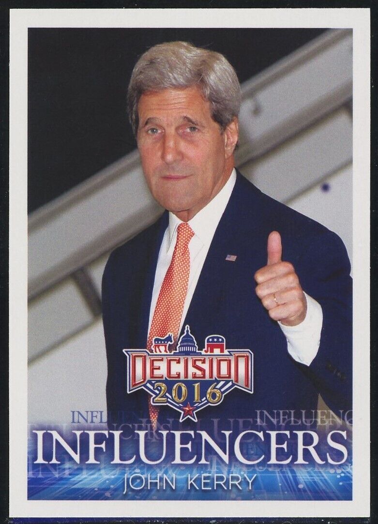 Decision 2016 John Kerry Influencers Insert #36