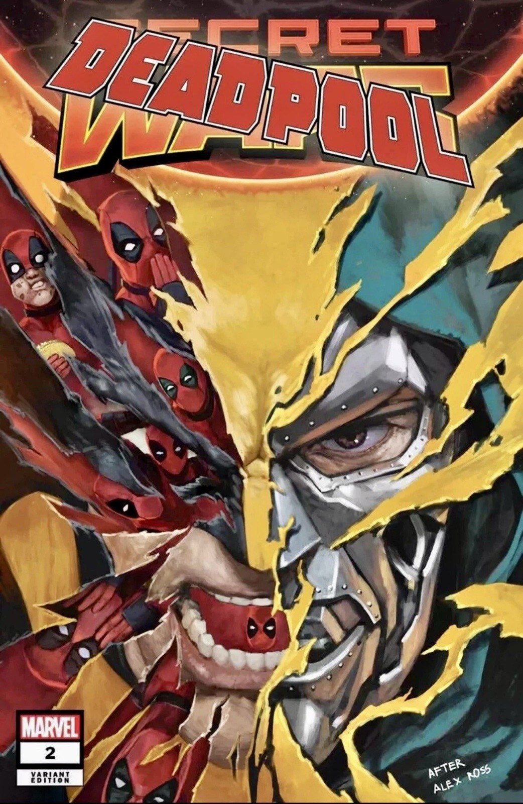 DEADPOOL #2 SKAN SRISUWAN SECRET \'SECRET WARS #5\' HOMAGE LTD 800 COPIES W/COA