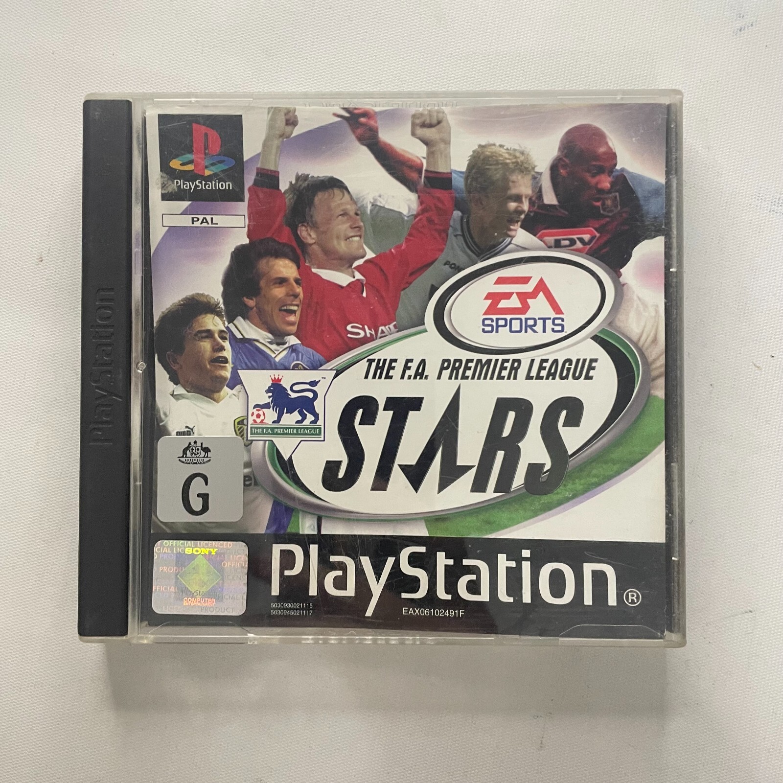 The F.A. Premier League Stars Sony Playstation 1 PS1 PSX PAL No Manual Tested
