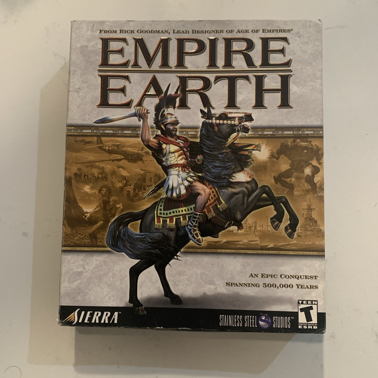 Empire Earth for PC, Big Box, Vintage 2001 Collectible, its good and nice 