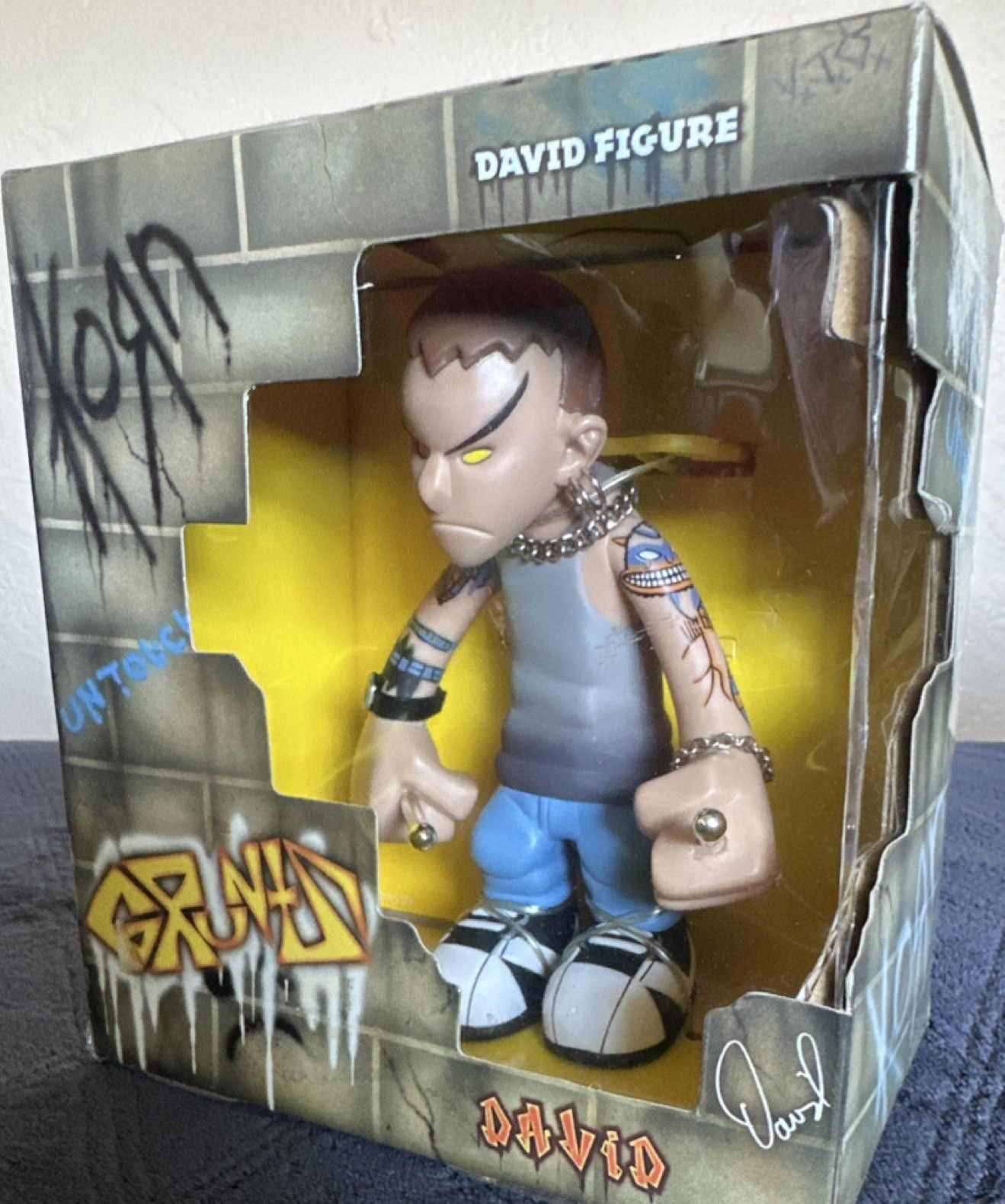The Stronghold Group Korn Untouchables David Plastic Figure Unopened 2002