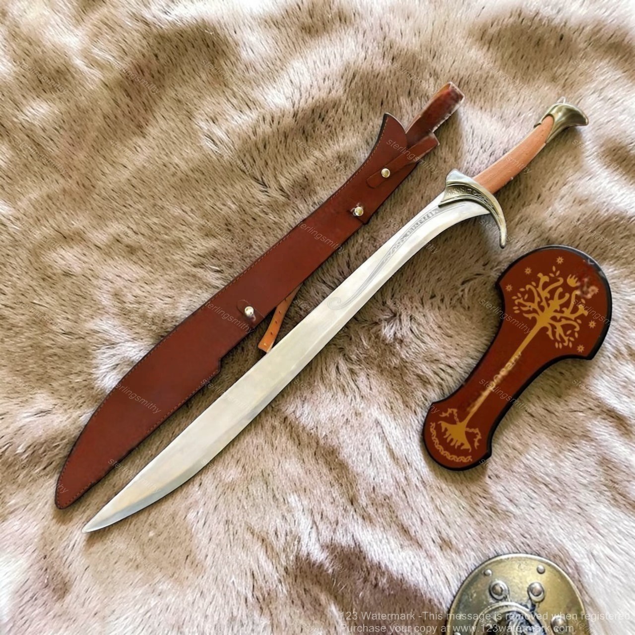 Best Handmade Orcrist Sword The Hobbit Of Thorin OAKENSHEILD With Sheath Present