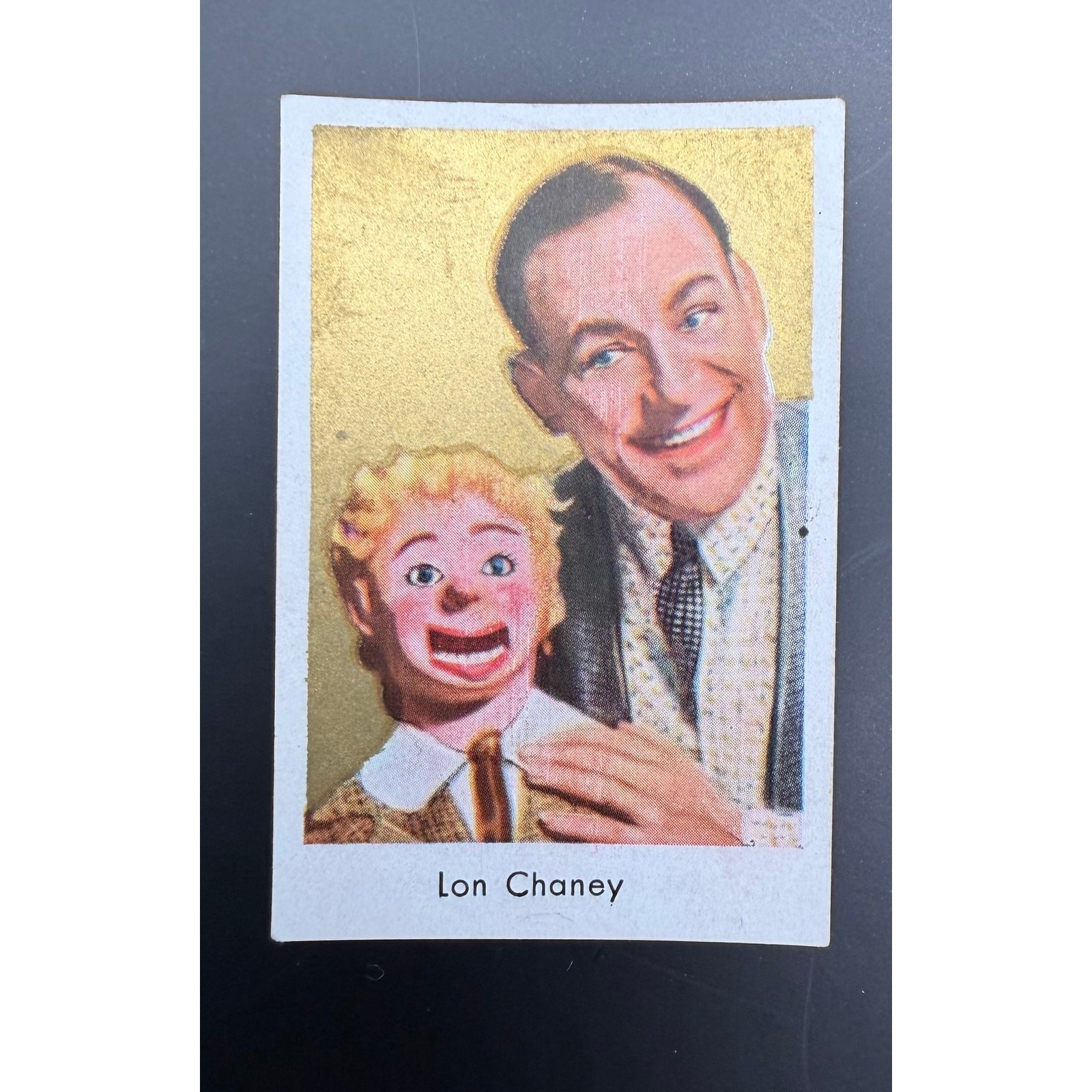 1930s Salem Goldfilm Lon Chaney Card The Unholy Three, Phantom Opera, Hunchback
