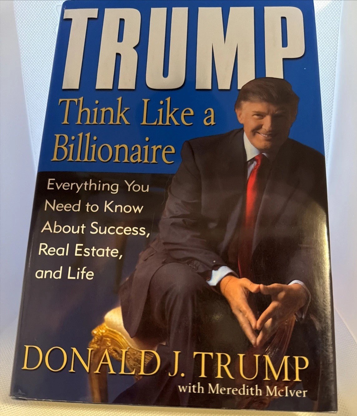 Donald Trump Auto Book “Think Like a Billionaire”President Trump COA 1st Ed.
