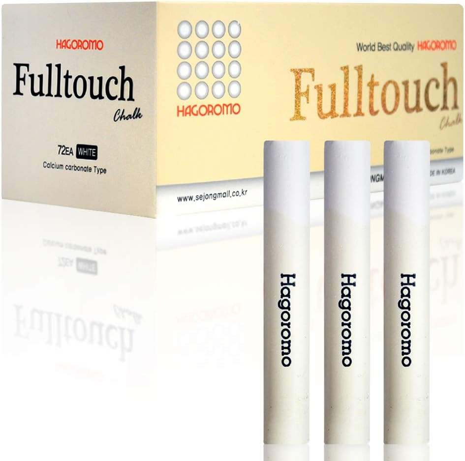 Fulltouch Color Chalk 1 Box [72 Pcs/White]