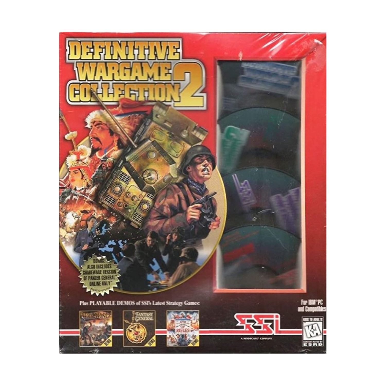 SSI Computer Wargame Definitive Wargame Collection 2 Fair/EX