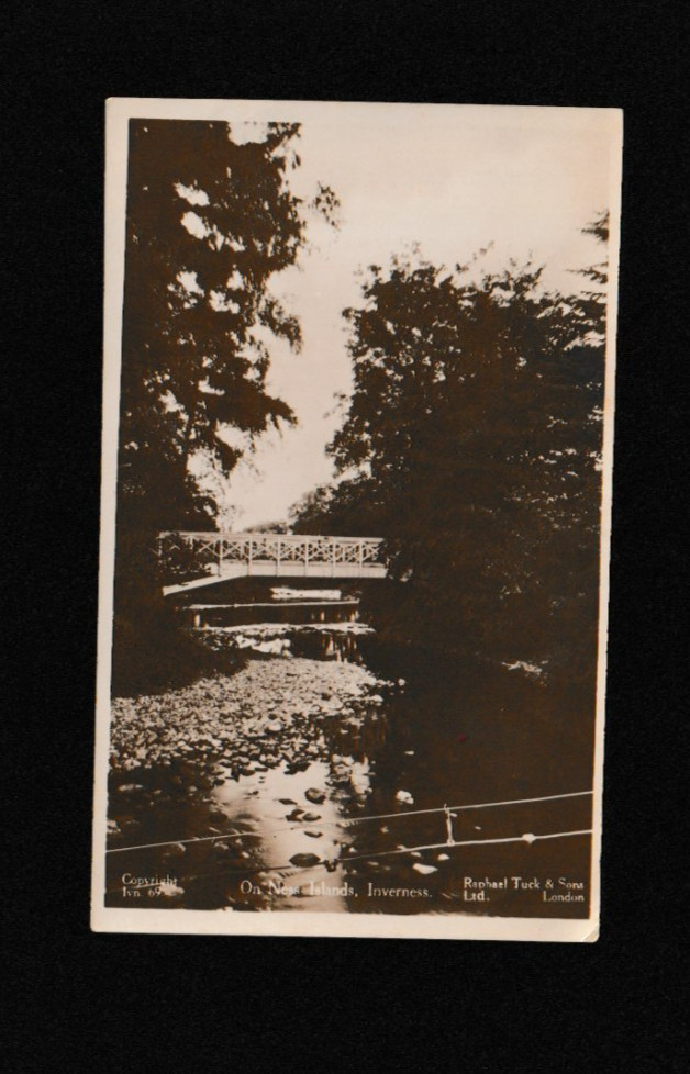 Raphael Tuck RPPC On Ness Islands Inverness Scotland