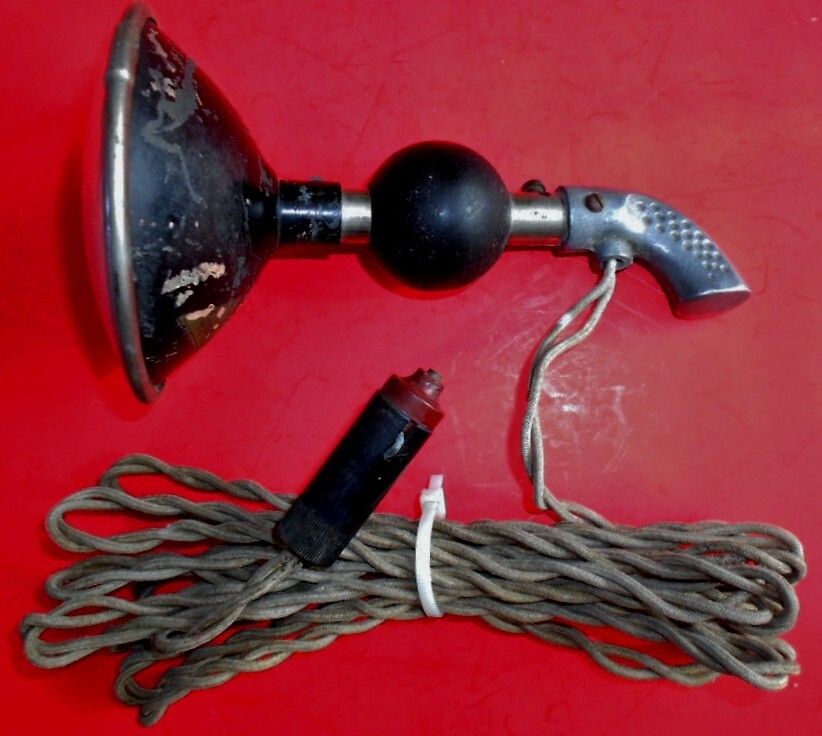 Antique 1920\'s Model T Era Fidelity Pistol Grip Spotlight Handheld Auto Car Lite