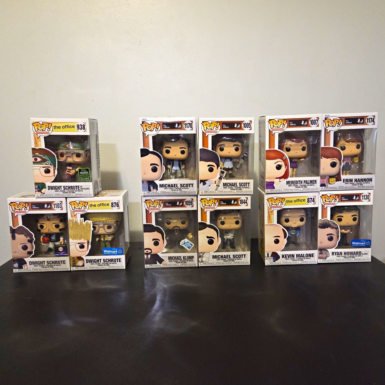 The Office Funko Pop Lot - 11 pieces - Michael Scott - Dwight Schrute