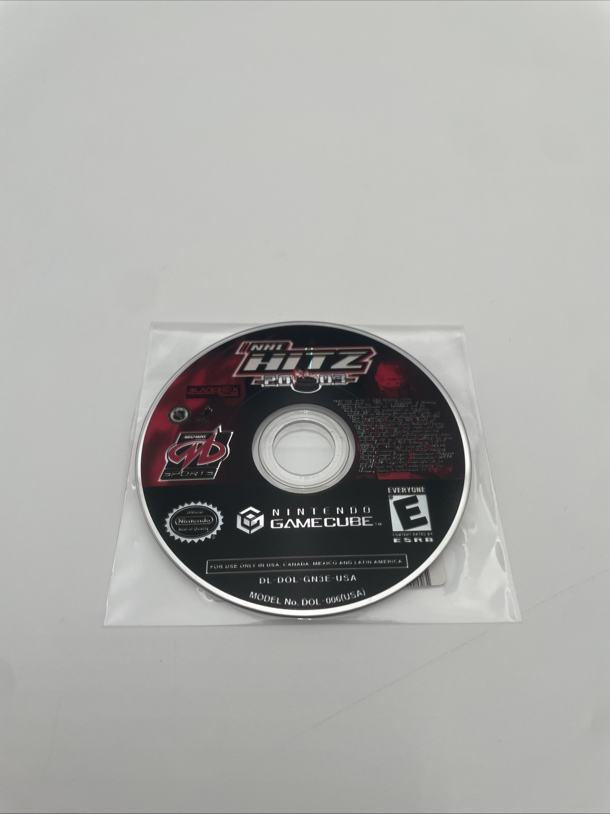 NHL Hitz 2003 (Nintendo GameCube, 2002) Game Only
