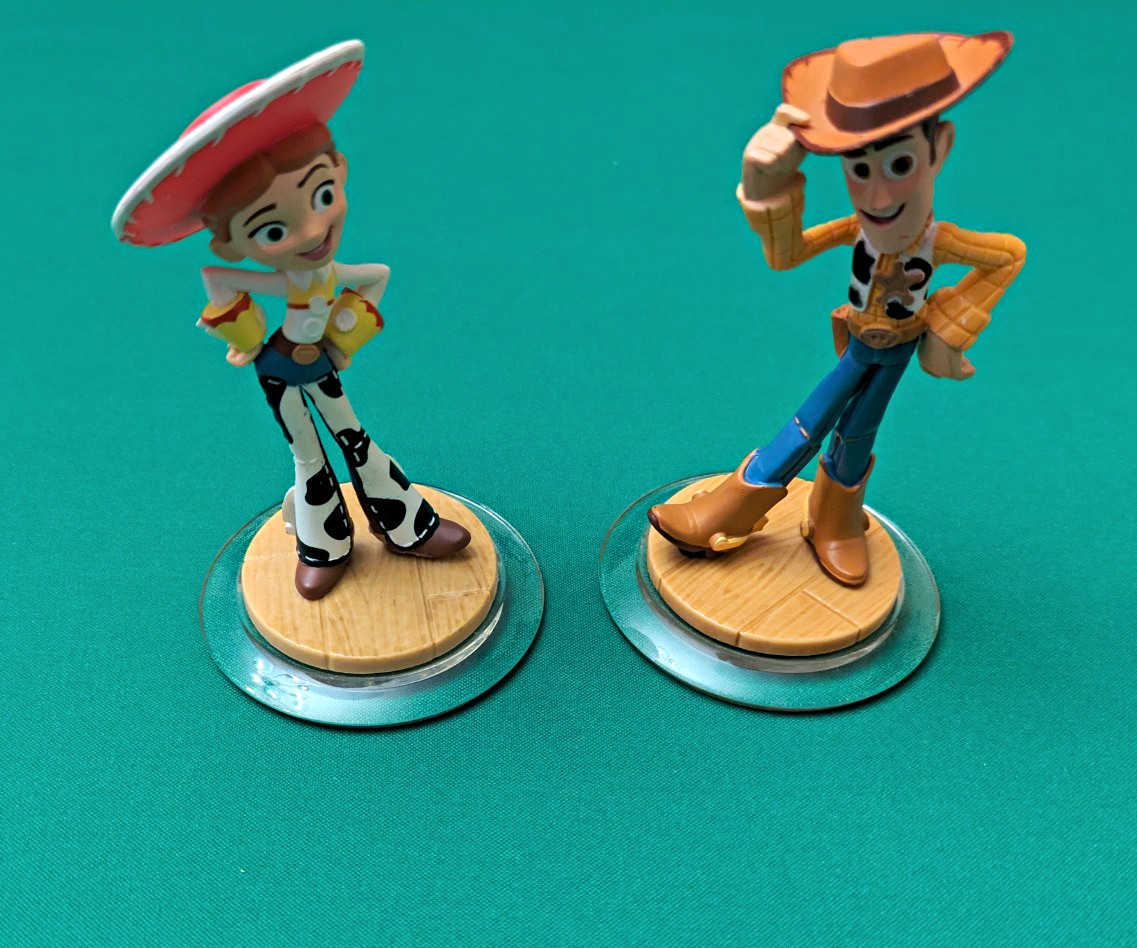 Disney Infinity Toy Story Jessie & Woody Character Figures