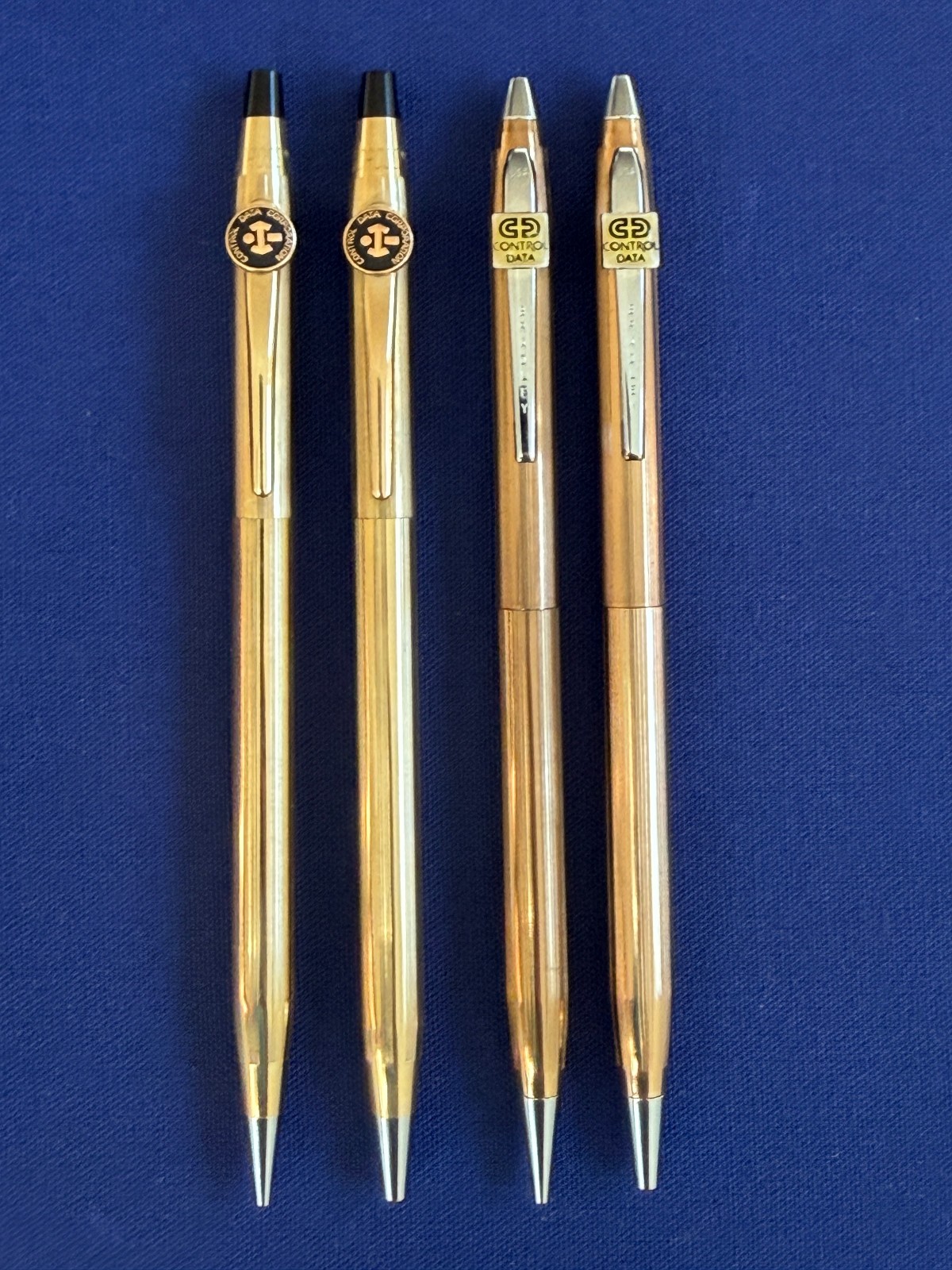 Cross 12KT GF Control Data Corporation Gold Pen & Pencil Computer Memorabilia