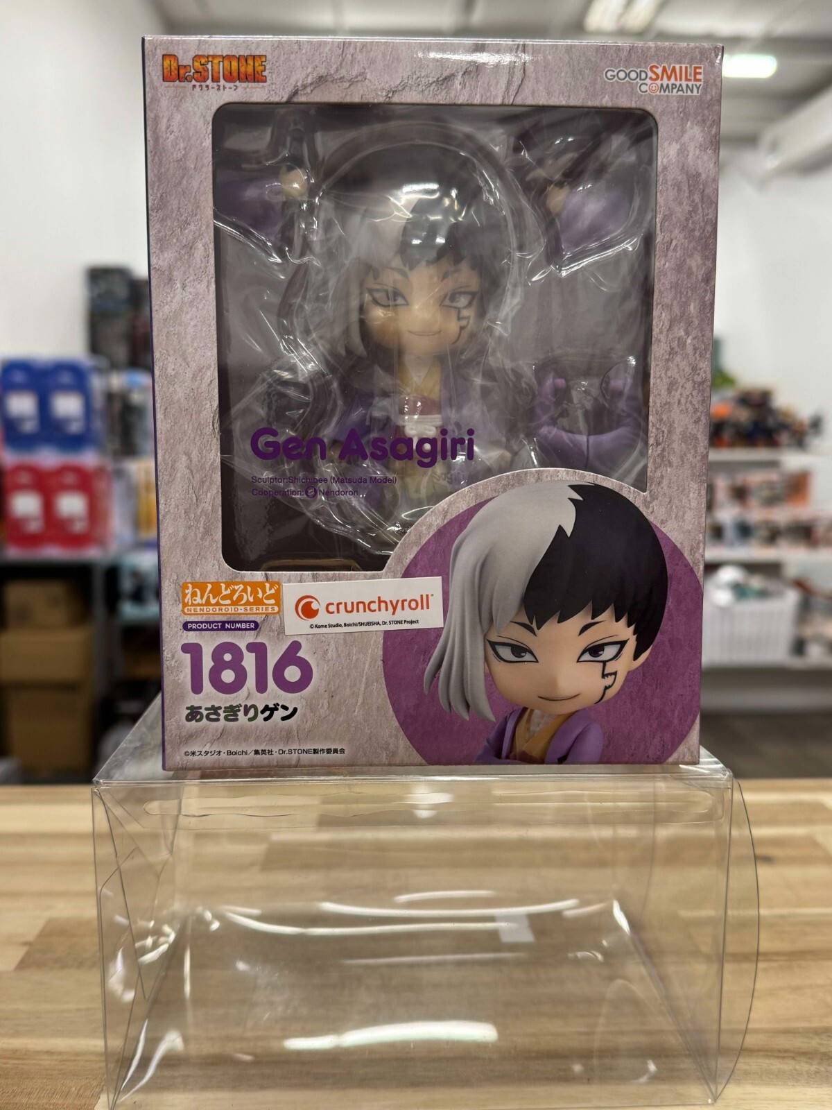 GSC Dr. Stone Nendoroid 1816 Gen Asagiri USA Seller In Stock