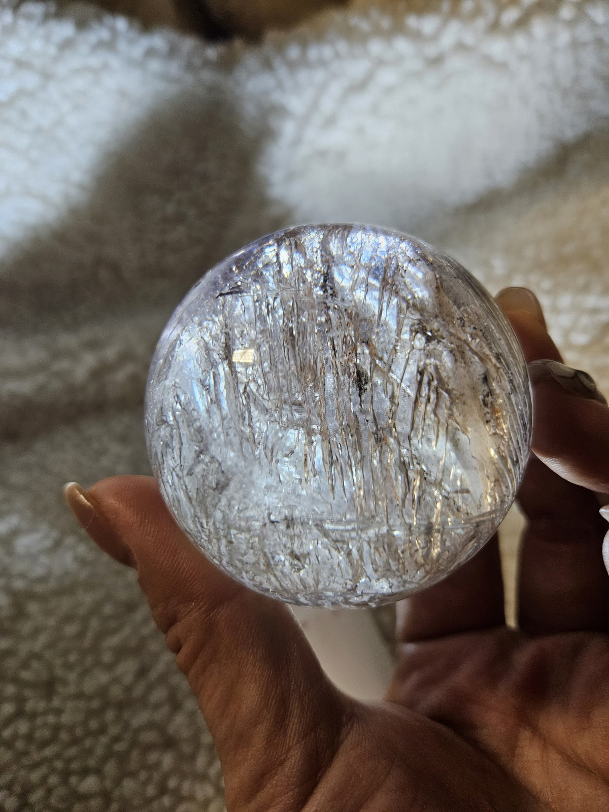 Genuine Super Seven Crystal Ball