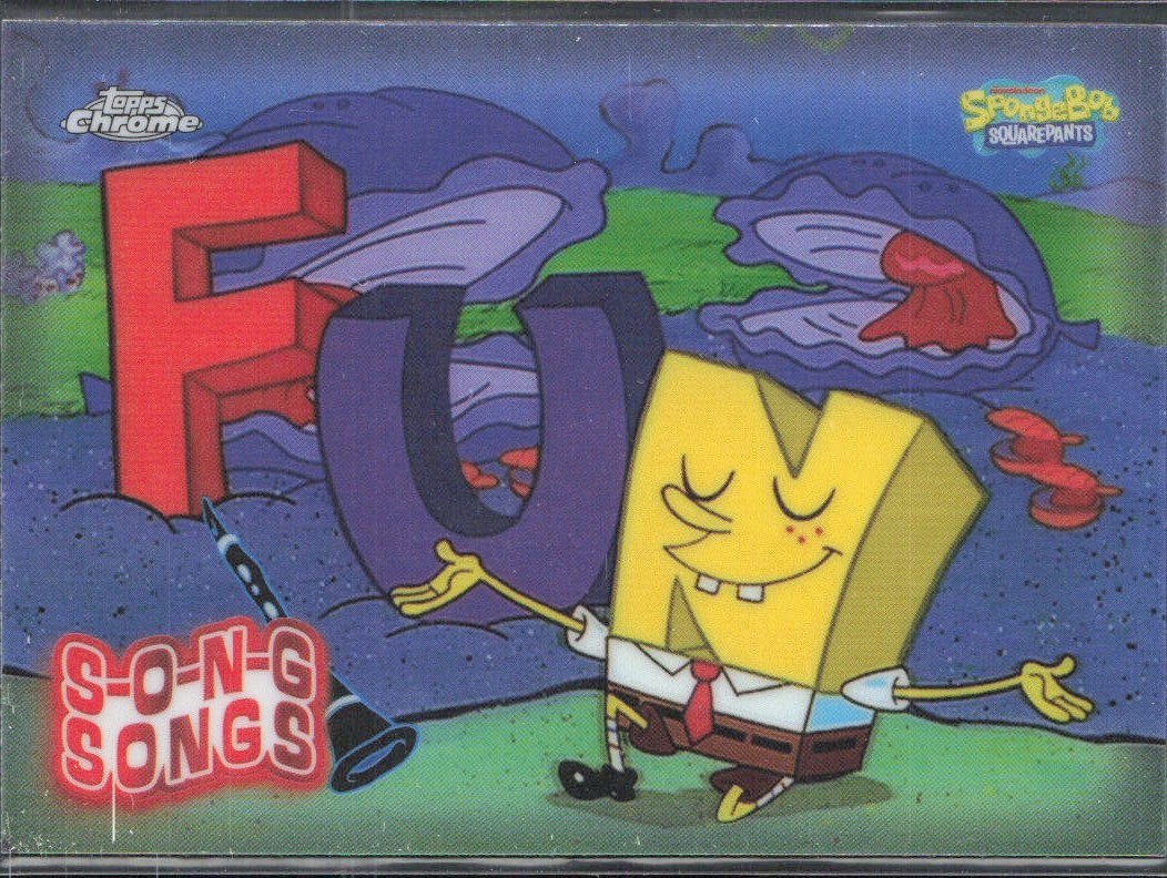 2025 Topps Chrome SpongeBob Square Pants SONGS Complete Your Set You Pick Card
