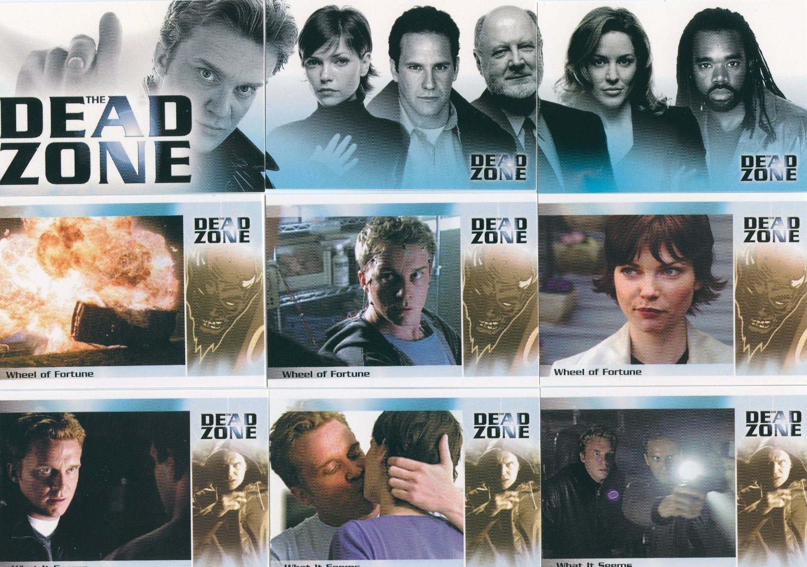 2004 The Dead Zone Seasons 1 & 2 Complete 100 Card Set Plus an Empty Wrapper