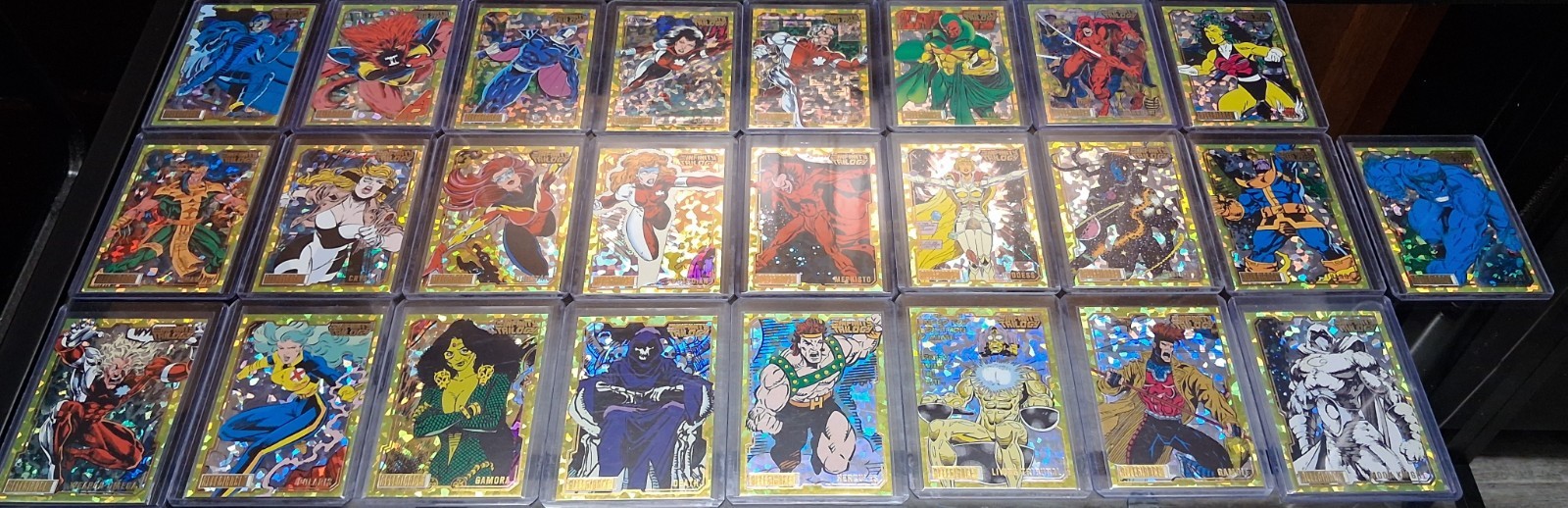 2024 Marvel Allegiance Infinity Trilogy Yellow Lot of 25