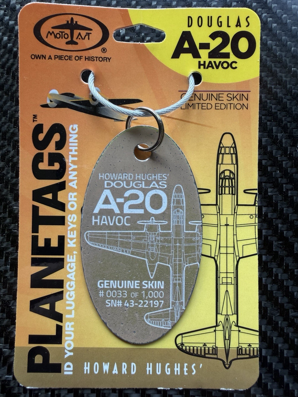 MotoArt Planetags Douglas A-20 Havoc Howard Hughes Completely SOLD OUT #33