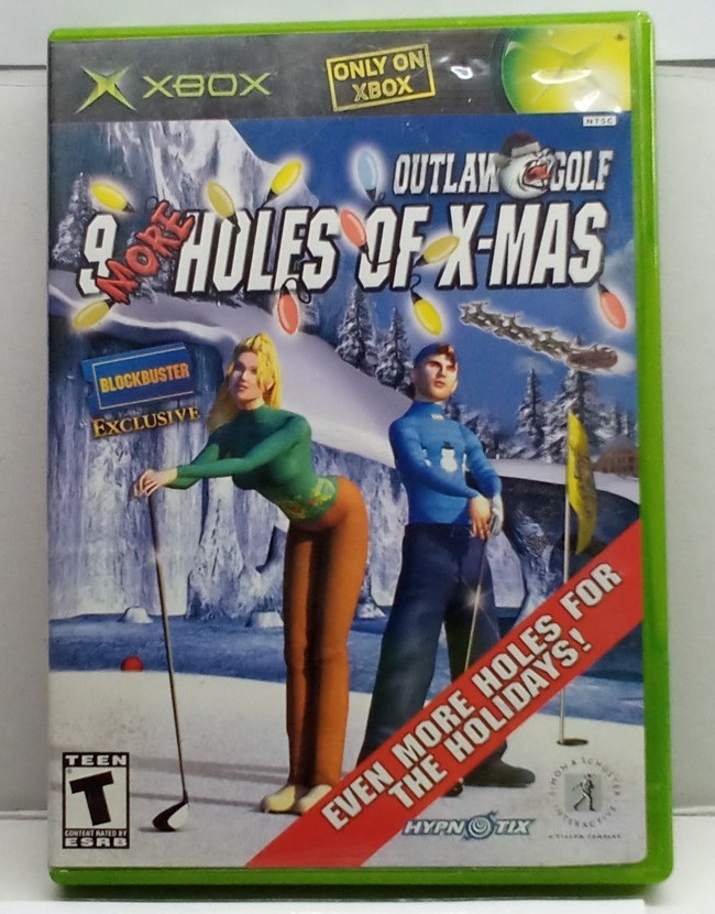 Outlaw Golf 9 More Holes of X-Mas Blockbuster Exclusive (Xbox 2003) Complete